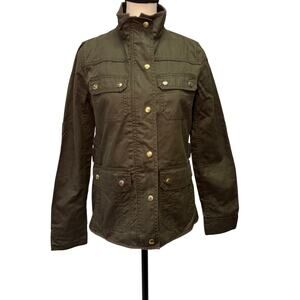 J.Crew Field Jacket Women’s XS Olive Green Utility Coat Military Style